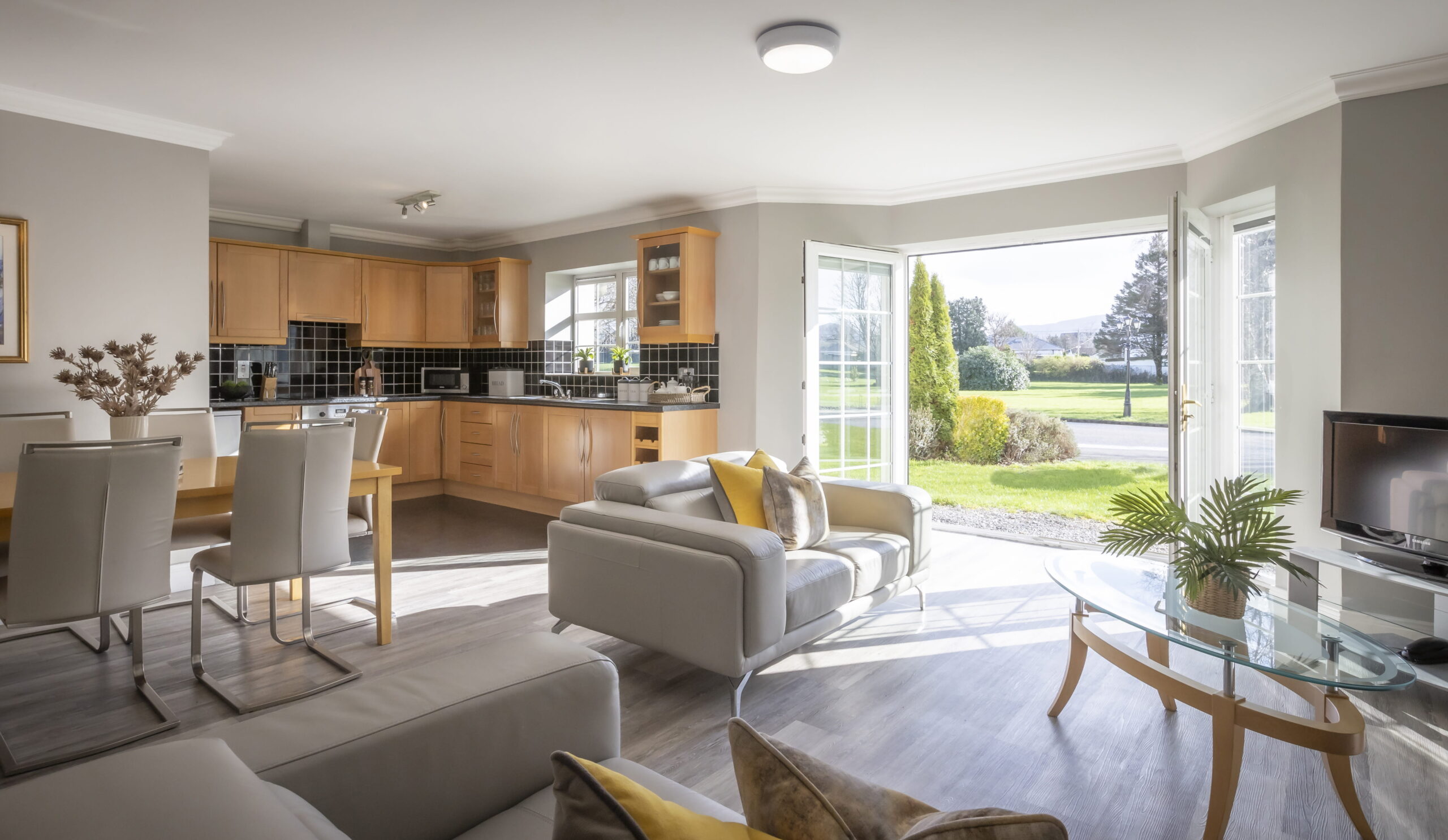 Living space at Gleneagle Apartments in Killarney