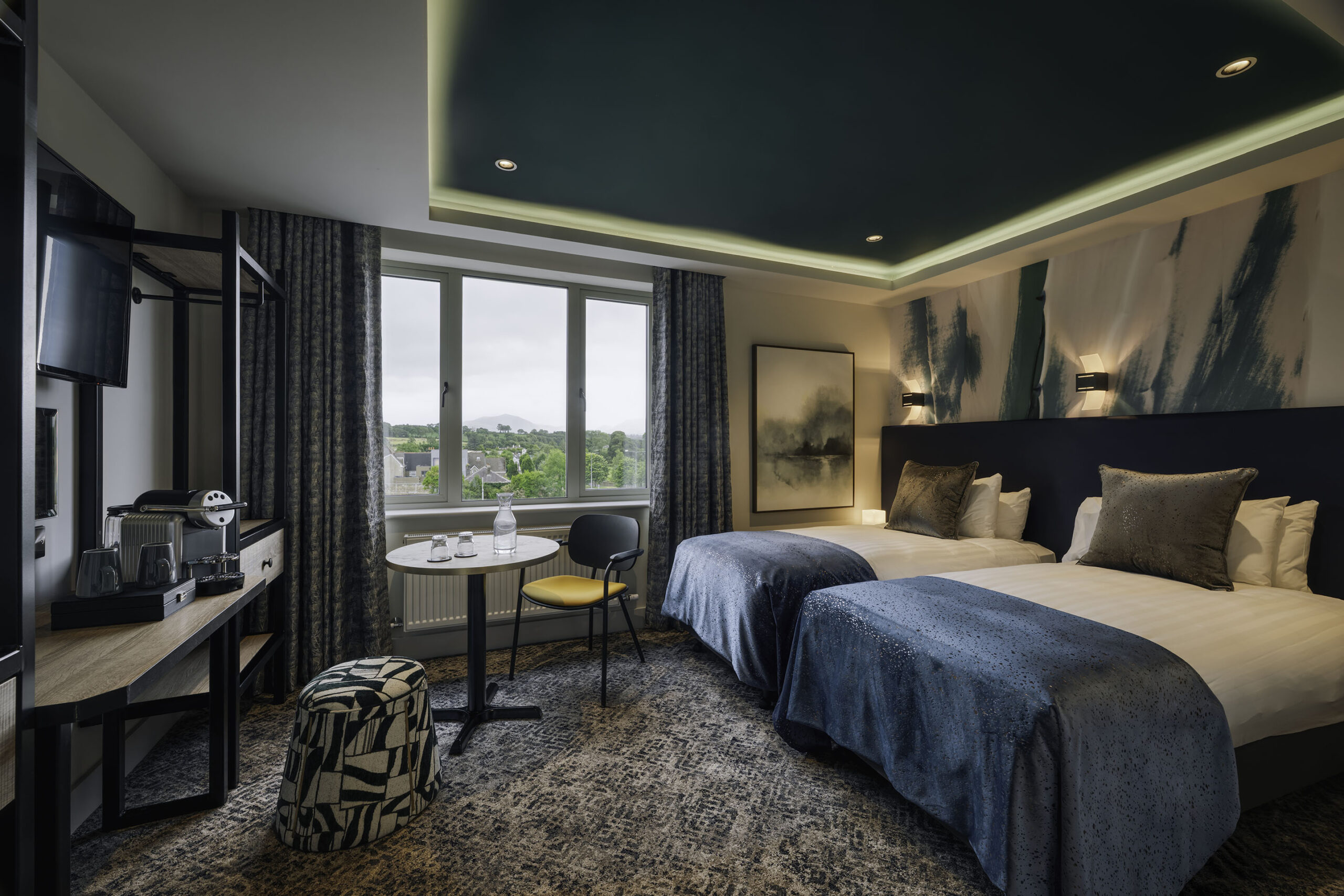 Modern bedroom at Hotel67, Gleneagle Killarney